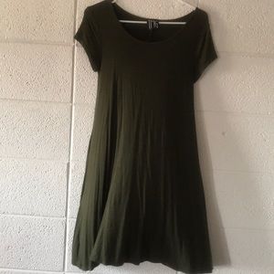 Olive green dress